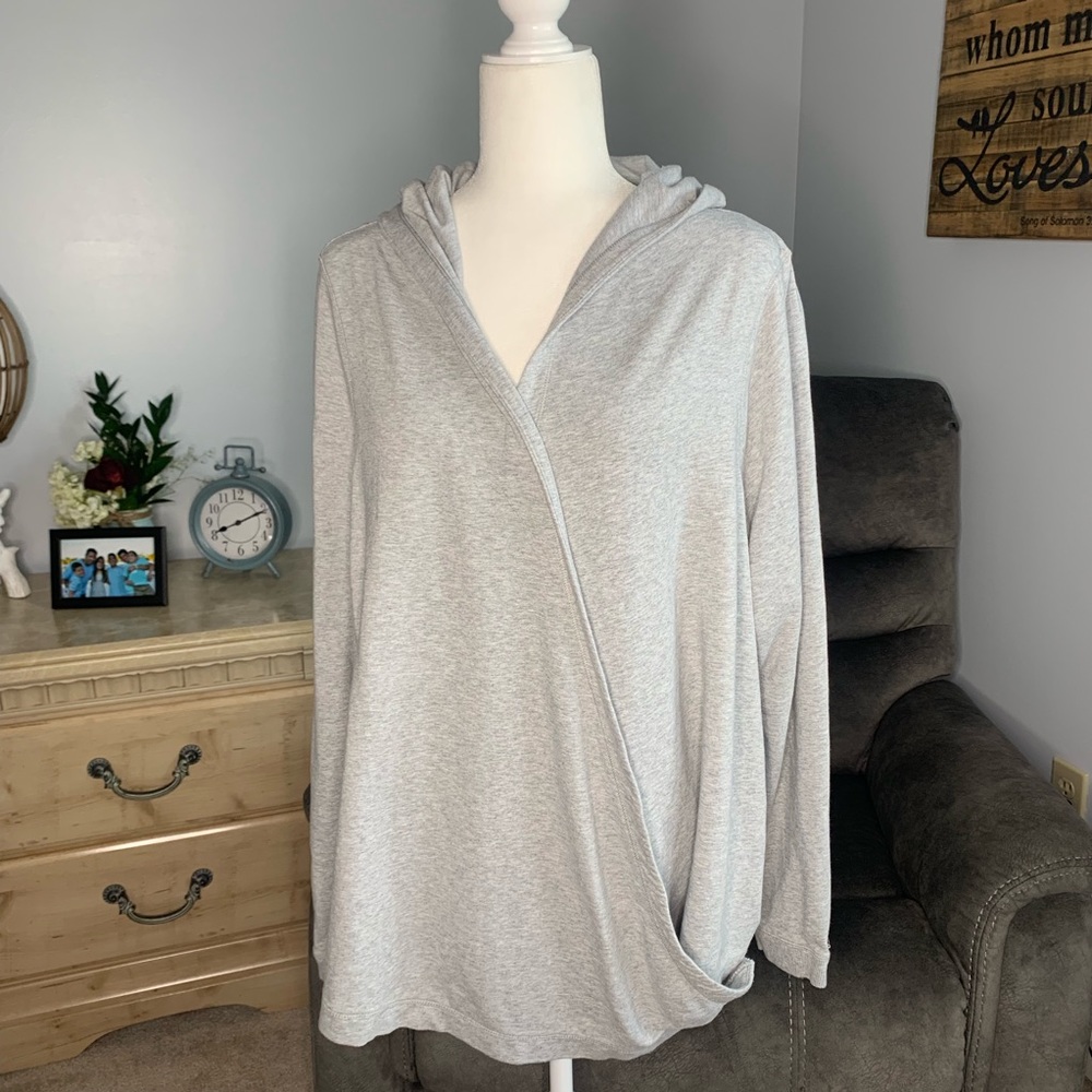 Calia • plus size effortless wrap cardigan 2X